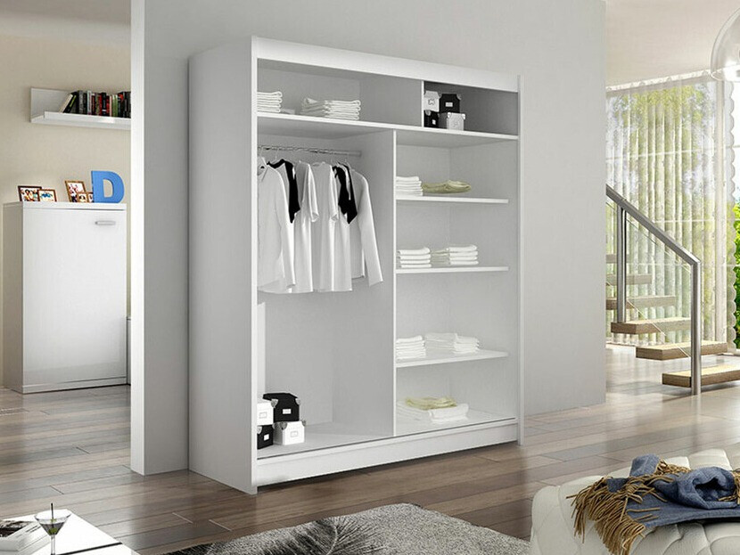 Ormar Closico 150 (Crno + Zanatski hrast)