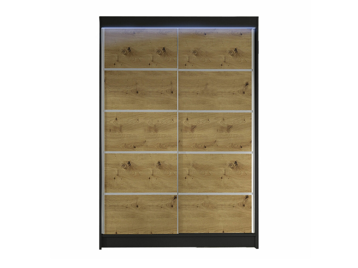 Ormar Closico 150 (Crno + Zanatski hrast)