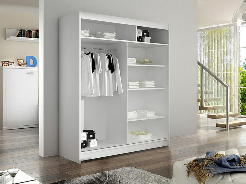 Ormar Closico 150 (Crno + Zanatski hrast)