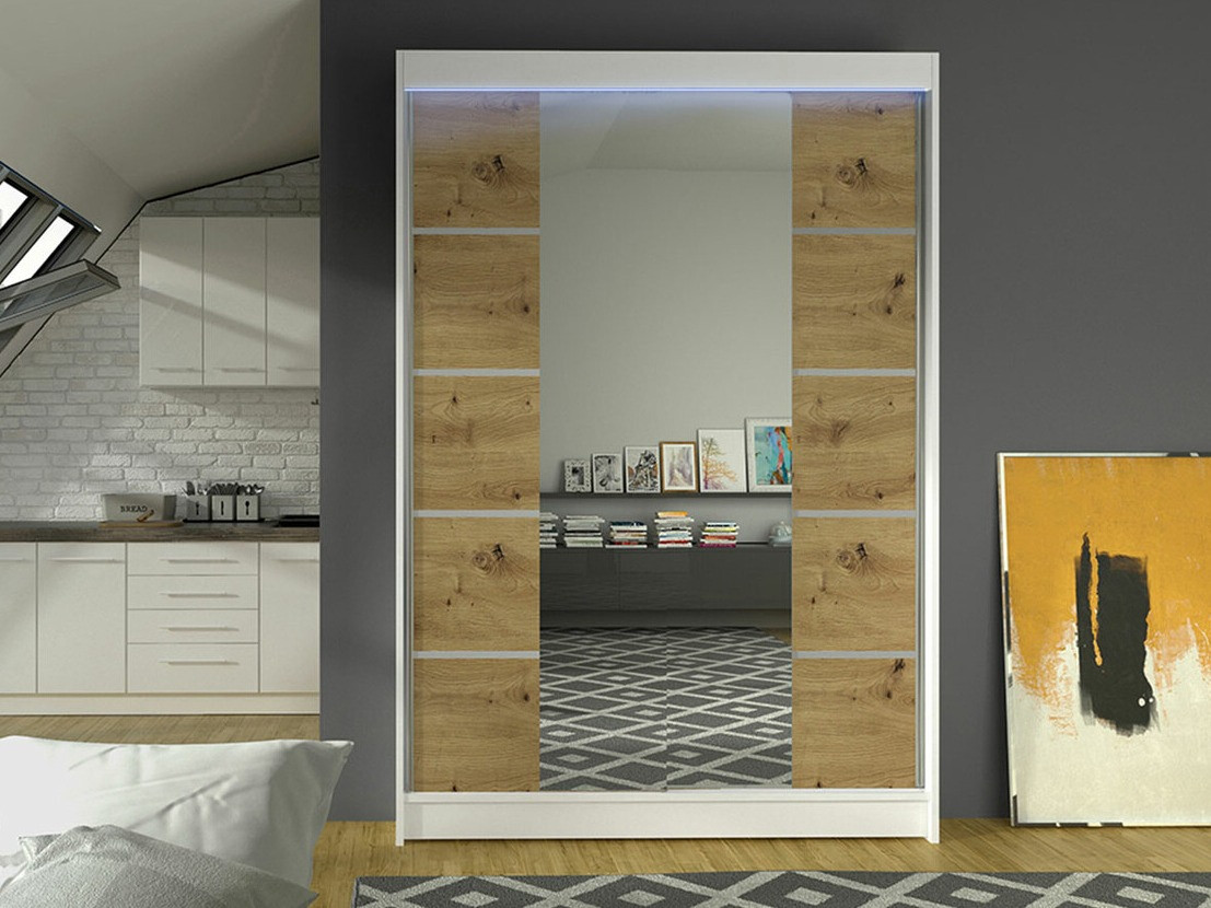 Ormar Closico 151 (Belo + Zanatski hrast)