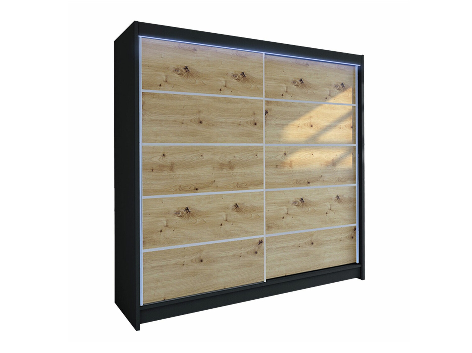 Ormar Closico 153 (Crno + Zanatski hrast)