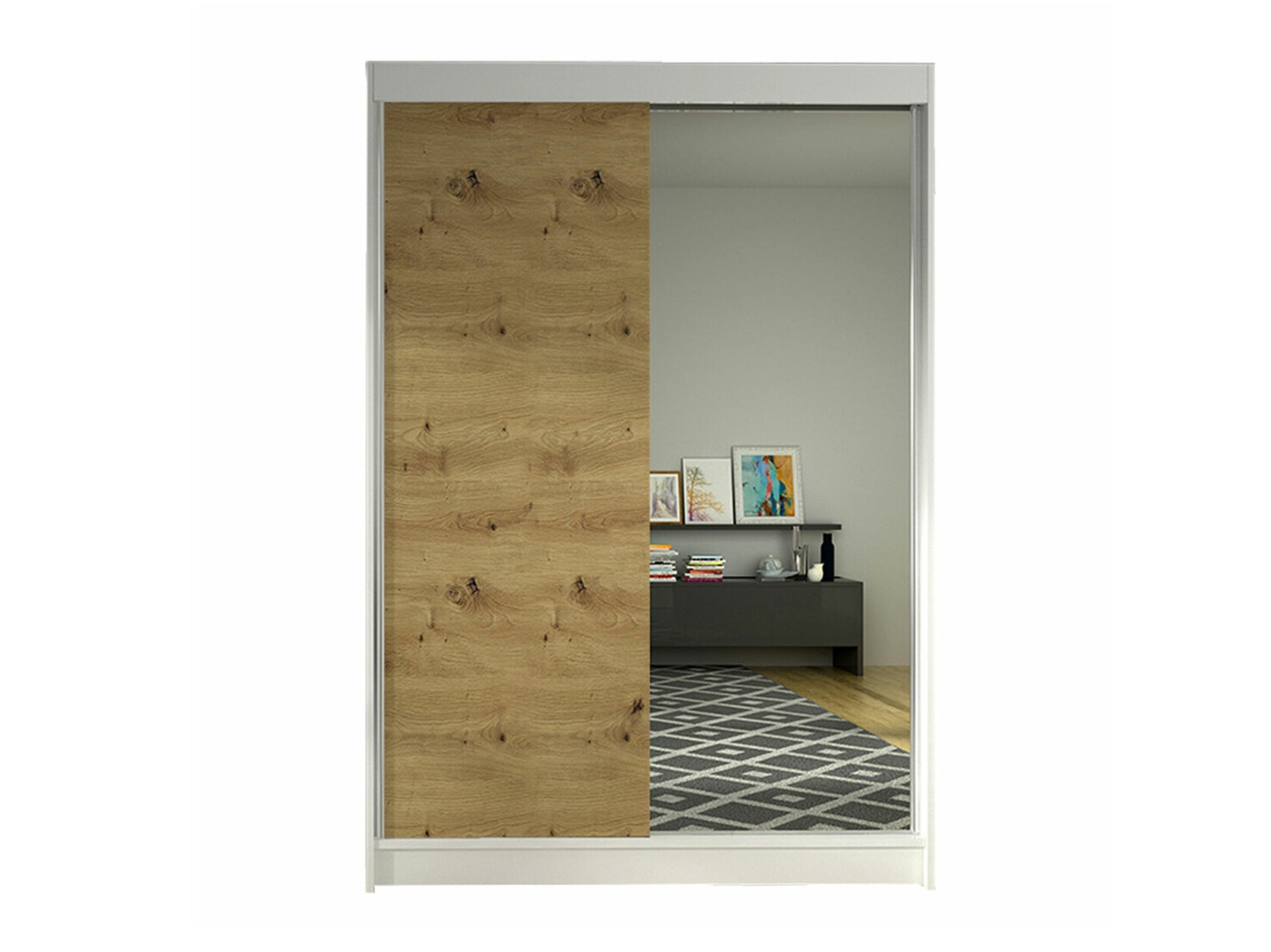 Ormar Closico Salvor I (Belo + Artisan hrast)