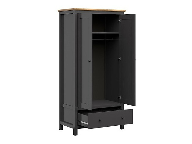 Ormar Sordoro 119 (Graphite + Zanatski hrast)