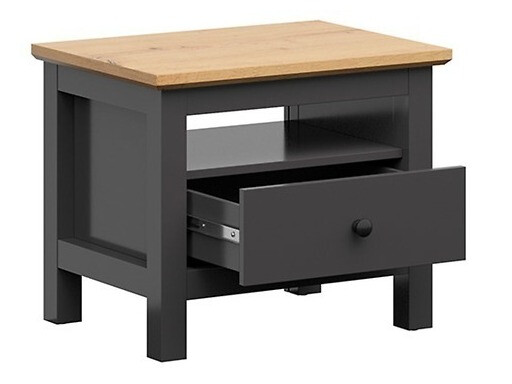 Set spavaća soba Sordoro 123 (Graphite + Zanatski hrast)