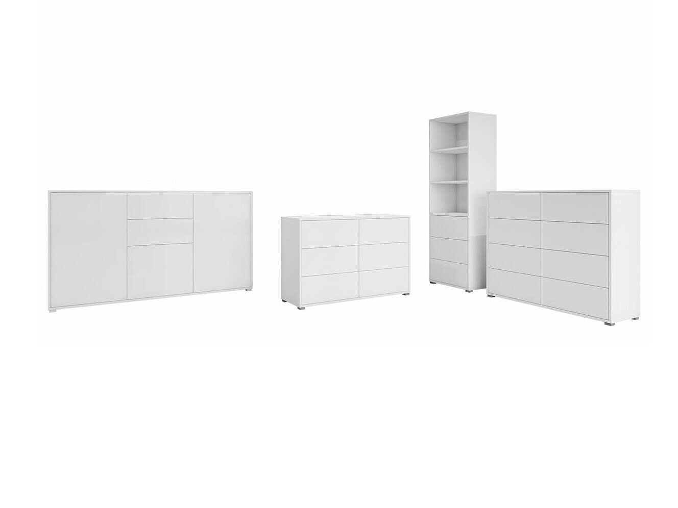 Set za dnevnu sobu Comfivo Fersoe 108 (Belo)