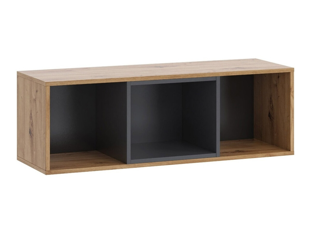 Set za dnevnu sobu Baltesi 113 (Zanatski hrast + Crno)