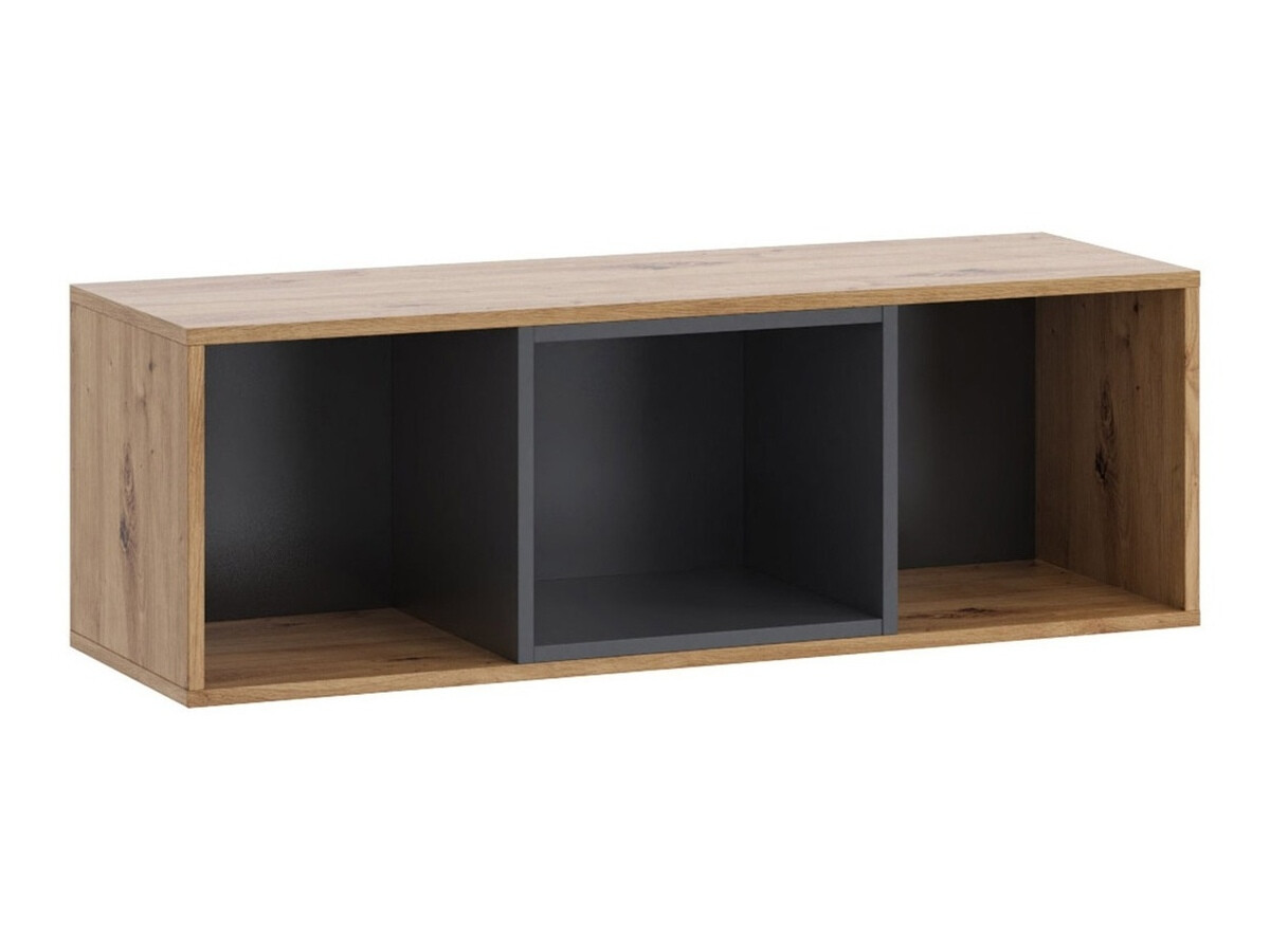 Set za dnevnu sobu Baltesi 114 (Zanatski hrast + Crno)