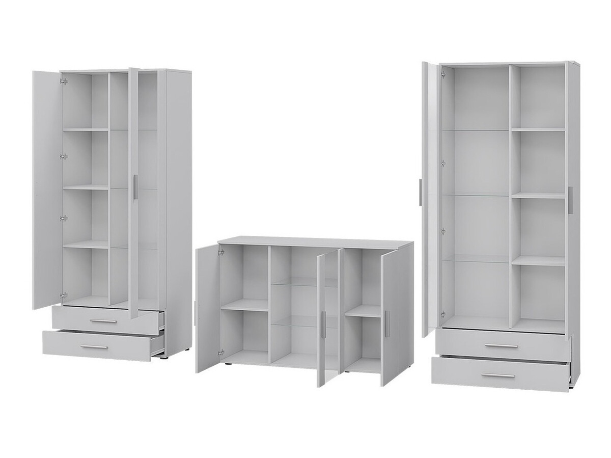 Set za dnevnu sobu Tornola 111 (Храст лефкас + Crno)