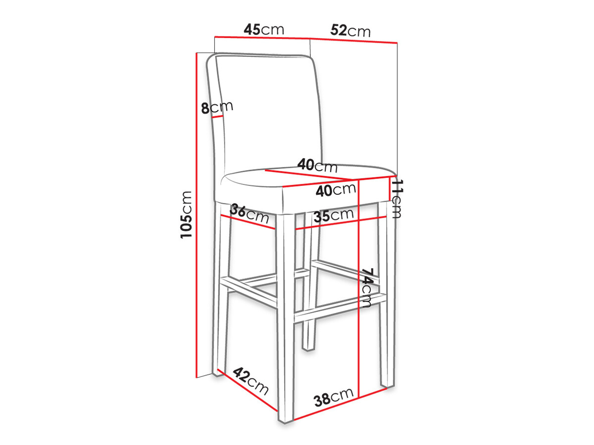 Barska stolica Racine 103 (Braon + Magic Velvet 2258)