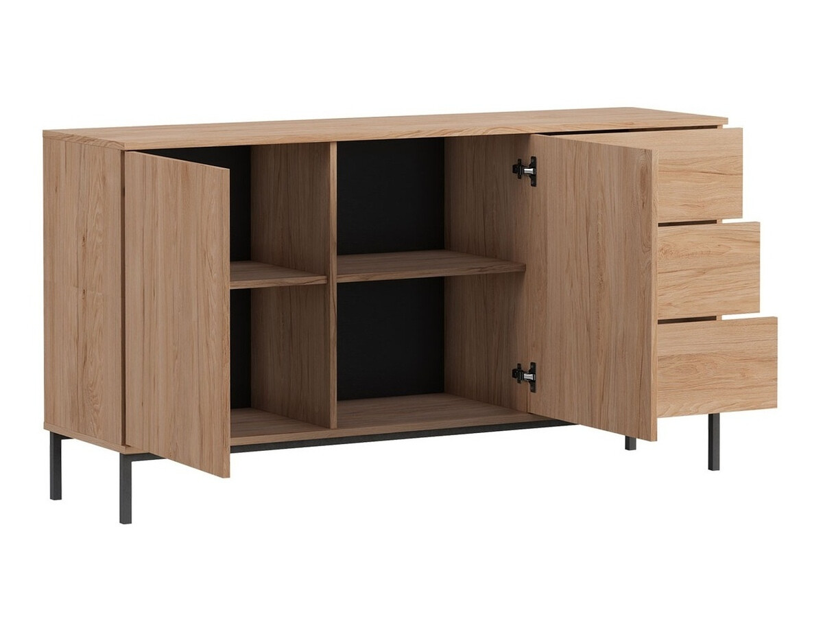 Set za dnevnu sobu Lomsore 107 (Crno)