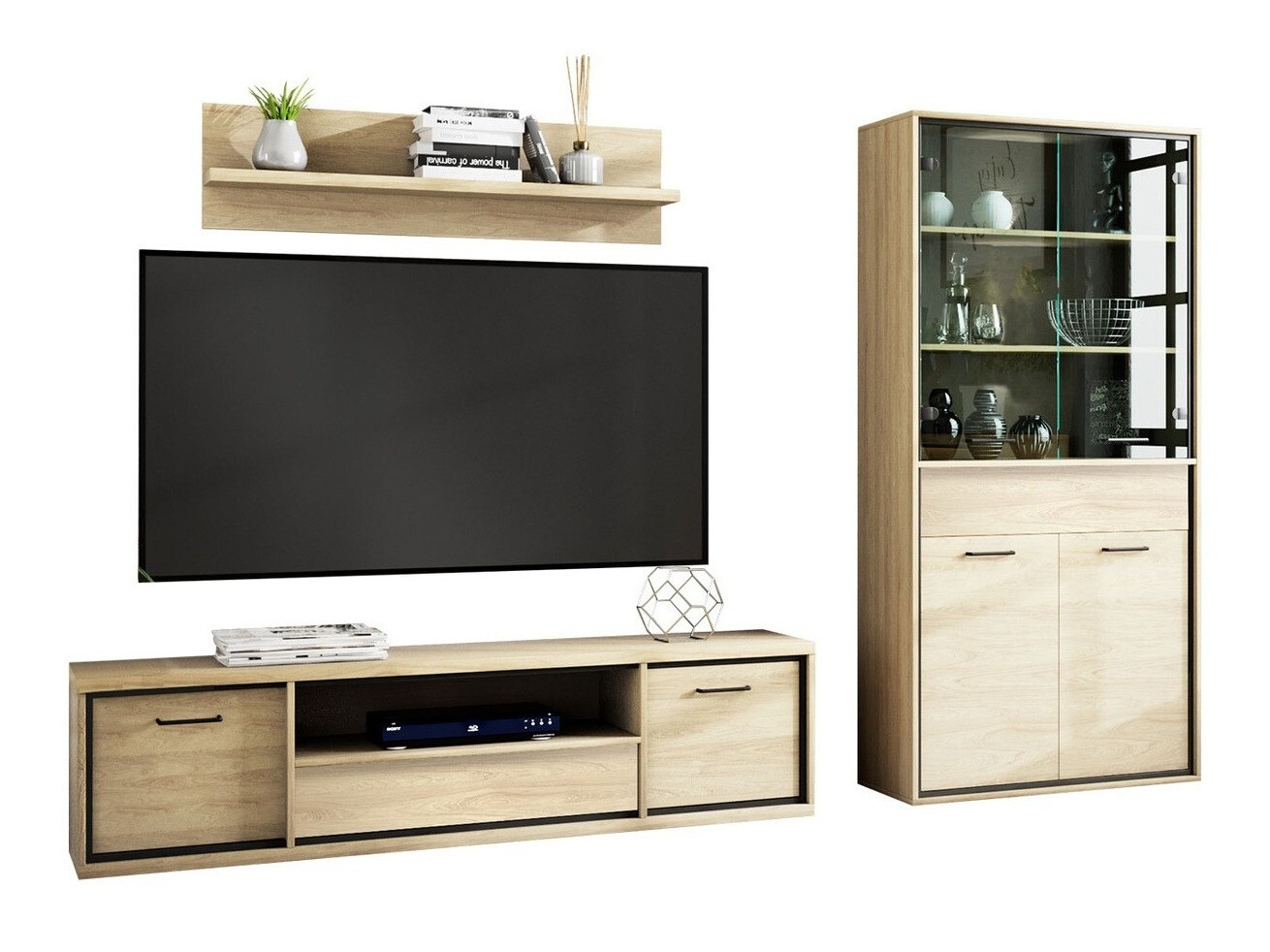 Set za dnevnu sobu Etrmoni 119 (Svetlo drvo)