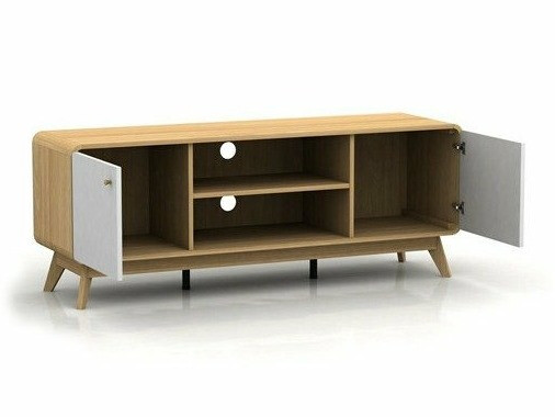 Set za dnevnu sobu Elbtena 113 (Hrast + Belo)