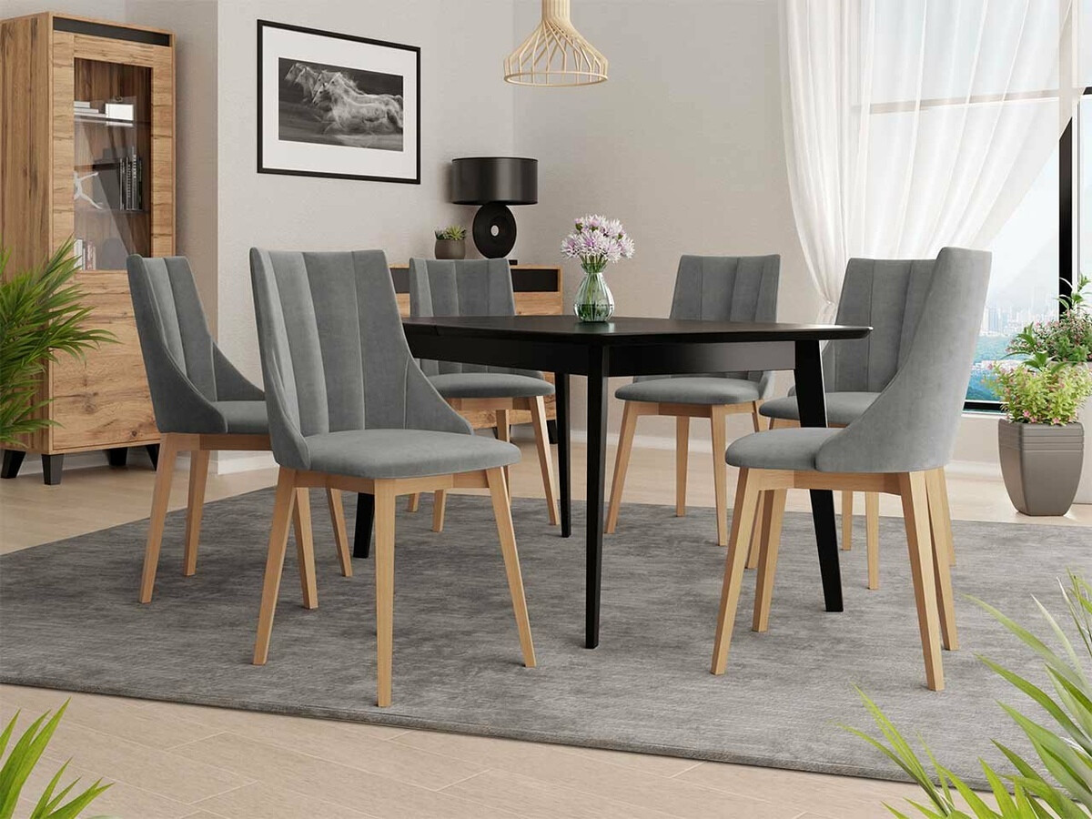 Stolica Racine 114 (Smeđa + Magic Velvet 2217)