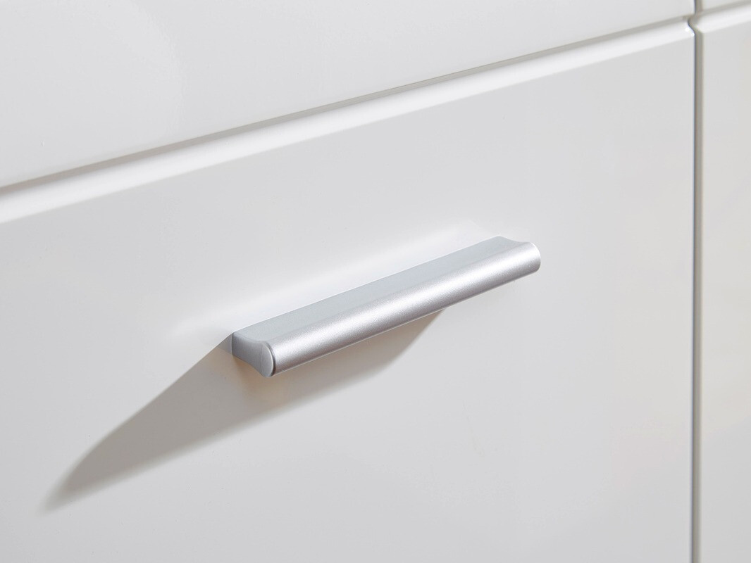 Ormar Livromu 107 (Sjajno belo + Belo)