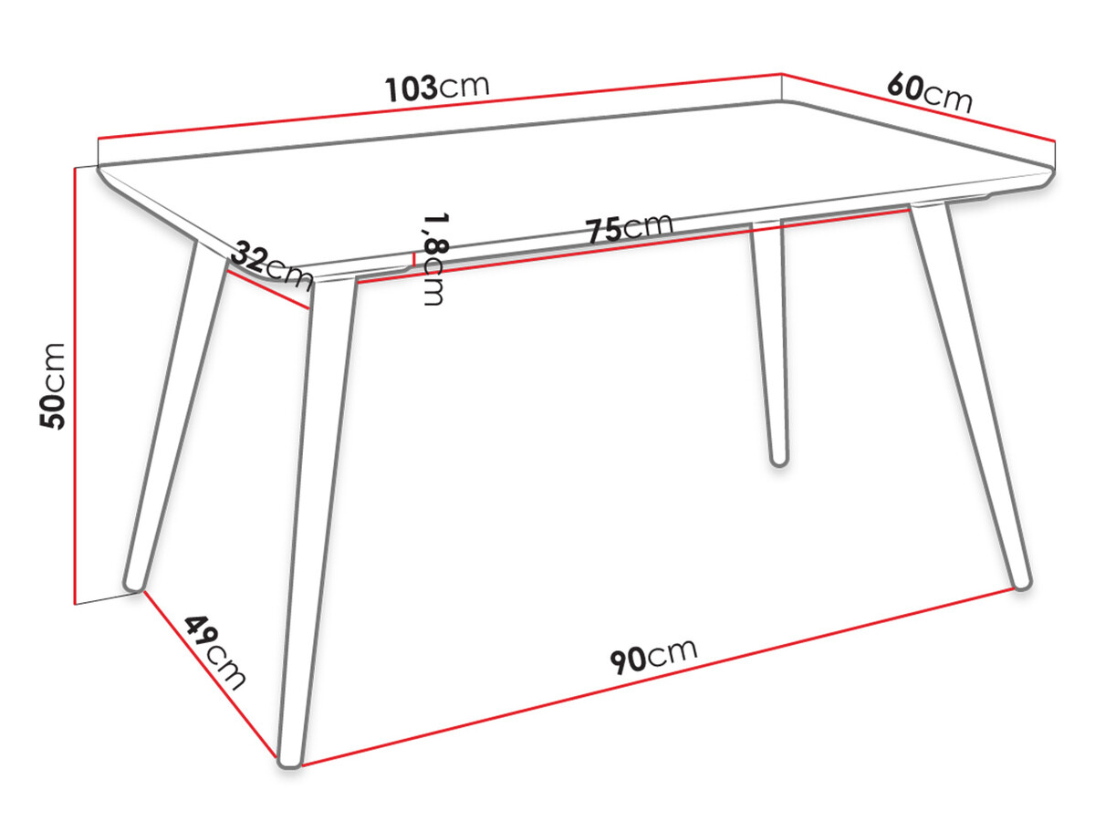 Stočić za kafu Racine 115 (Braon)