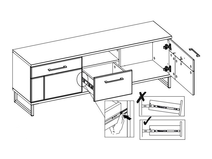TV komoda Nucala 100