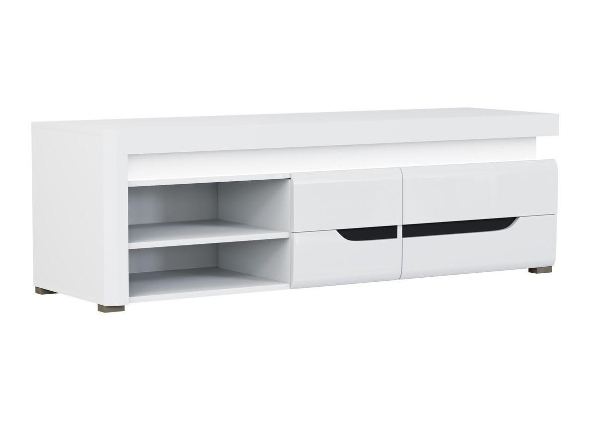 TV komoda Revelmi 101 (Sjajno belo + Belo)