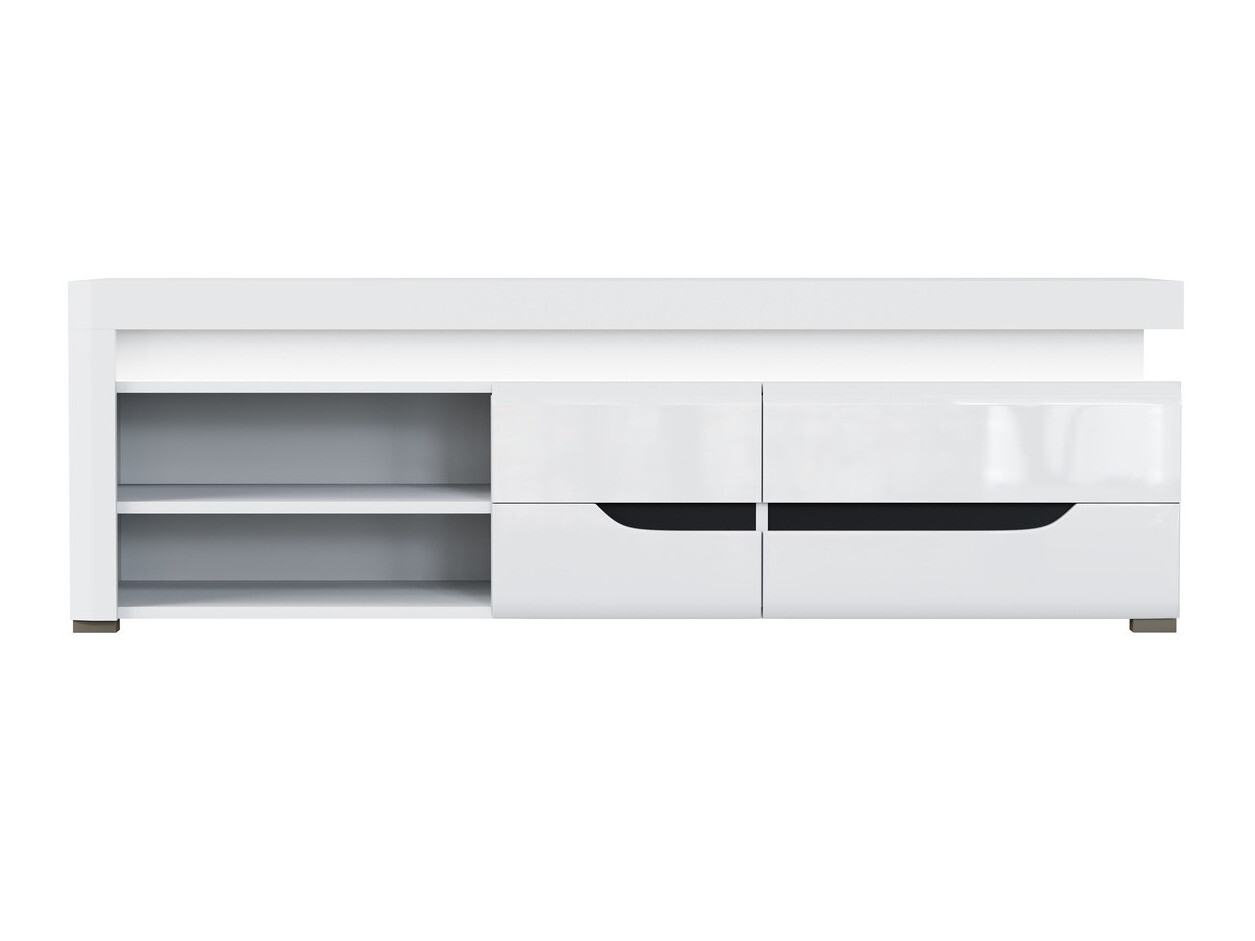 TV komoda Revelmi 101 (Sjajno belo + Belo)