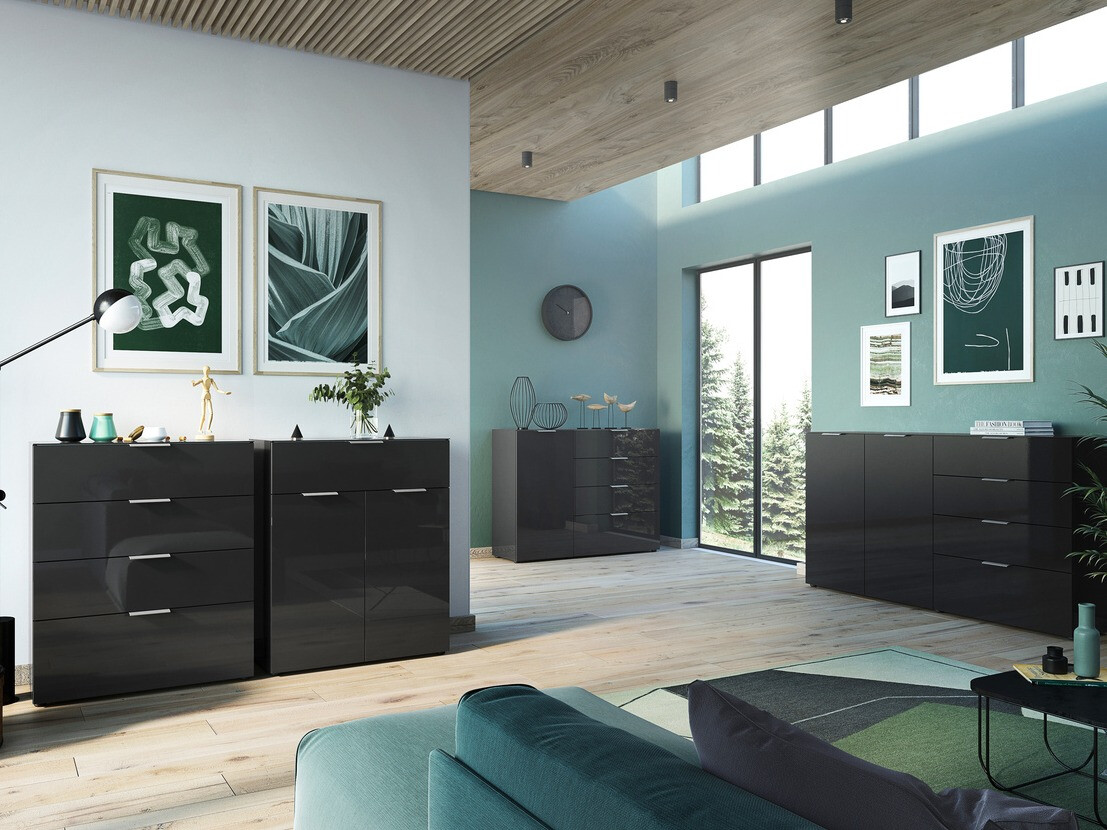 Komoda Sacramento 302 (Crno)