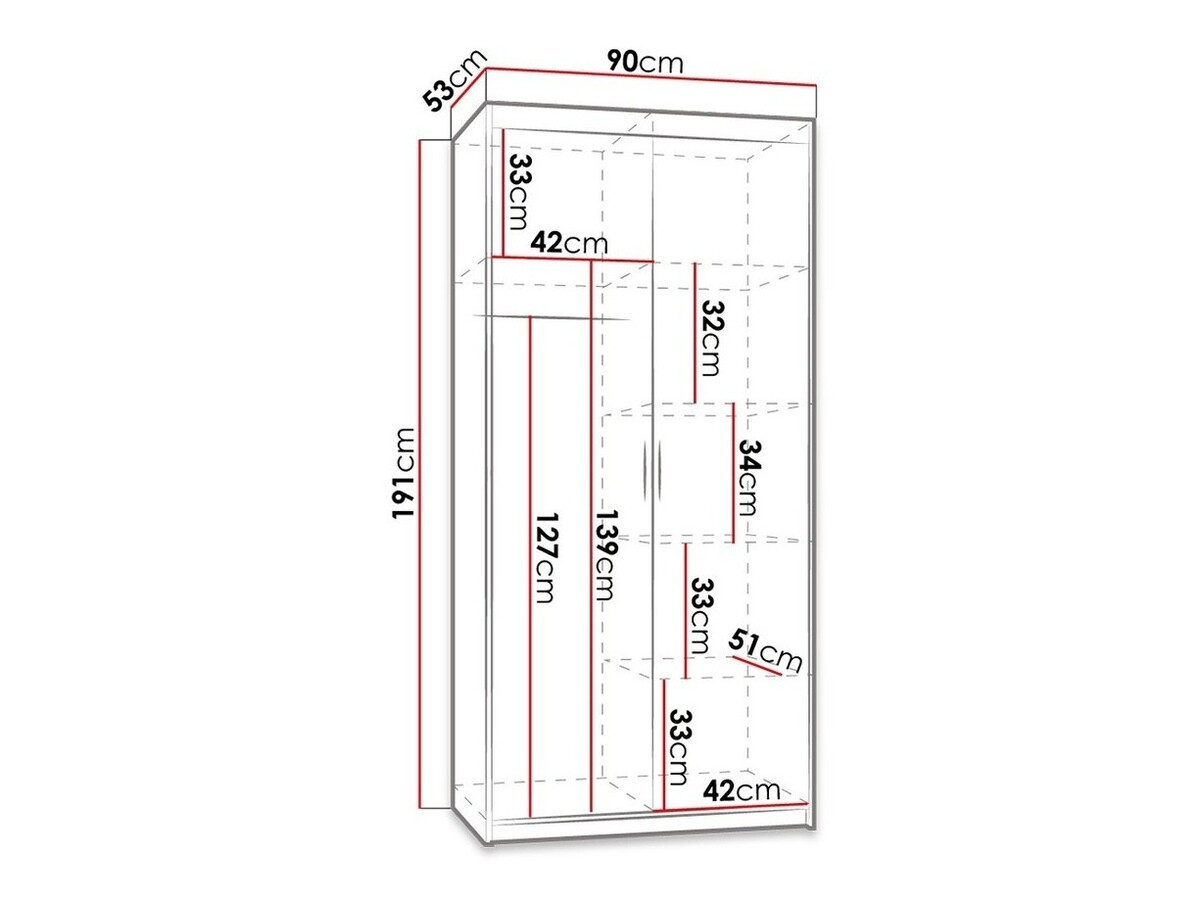Ormar Novduni 100 (Храст лефкас)