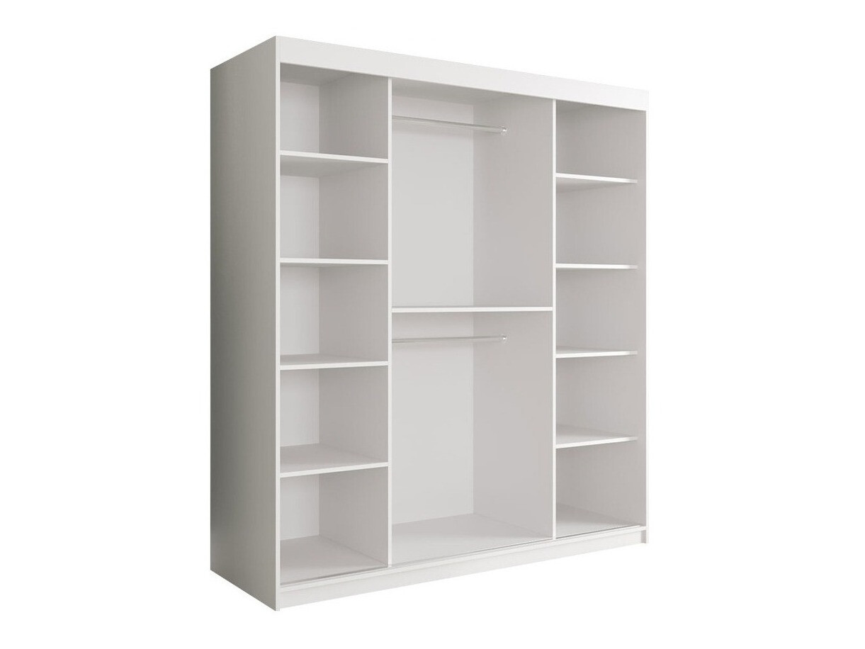 Ormar Hartford 261 (Mat crna + Crni mermer)