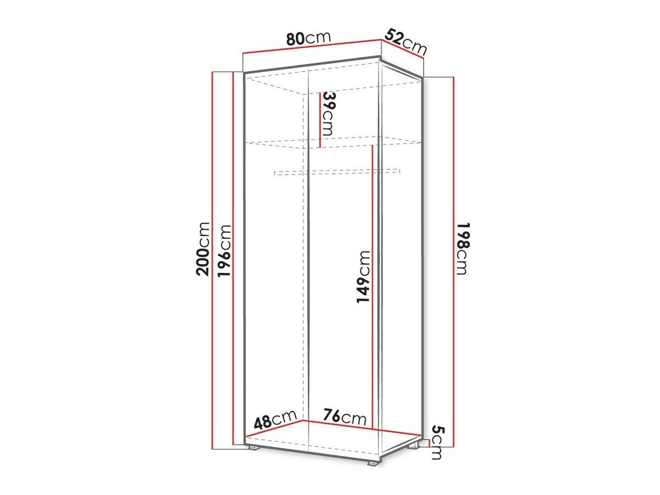 Ormar Tivdalu 125 (Belo + Sjajno belo)
