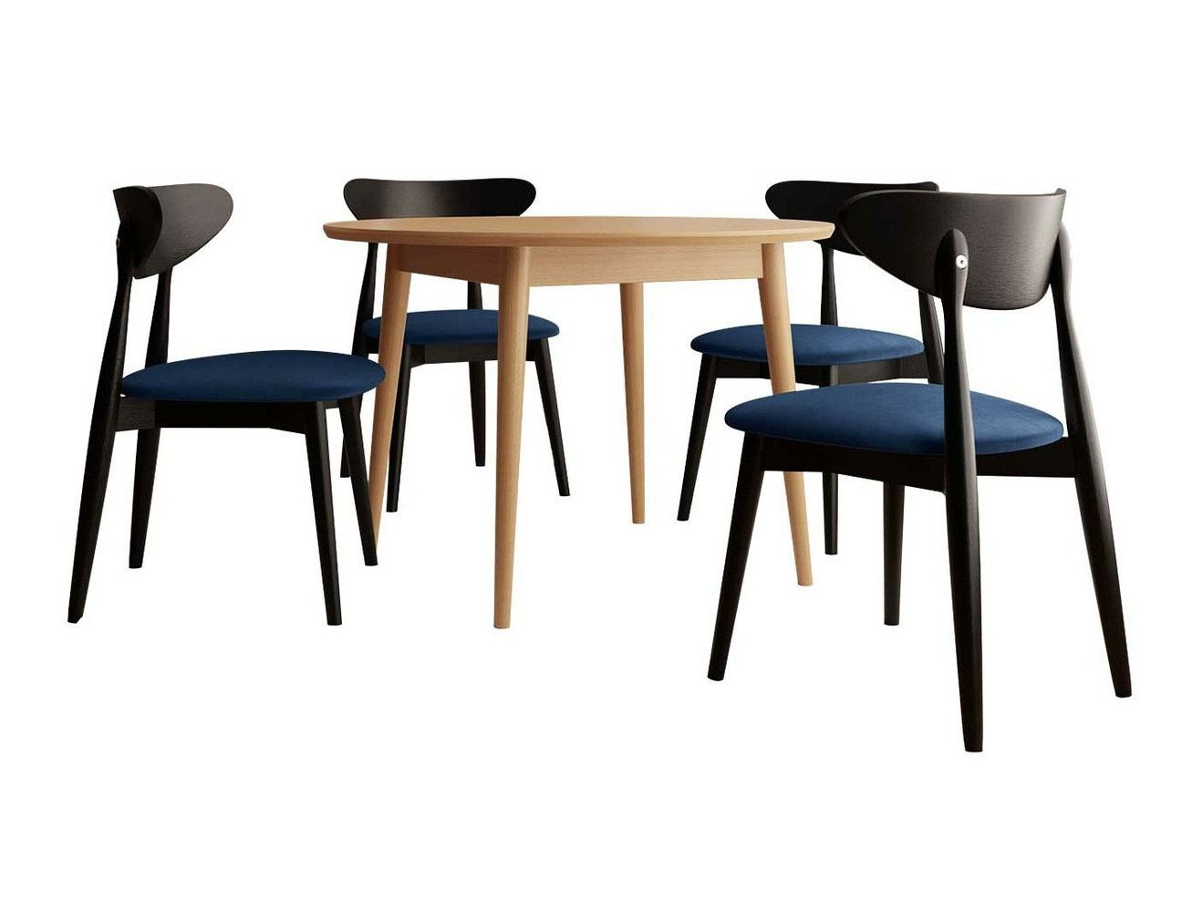 Trpezarijski set Racine 134 (Smeđa)