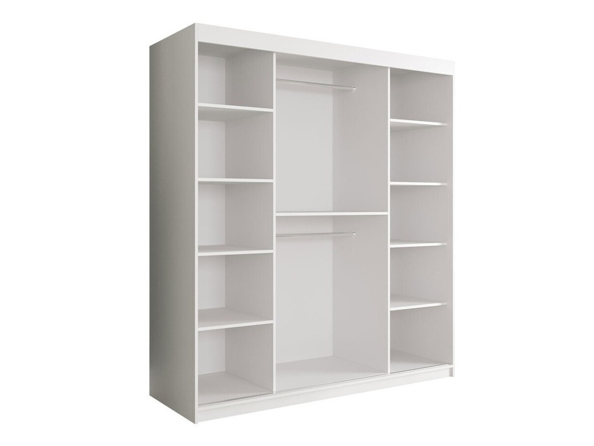 Ormar Hartford 249 (Mat crna + Crni mermer)