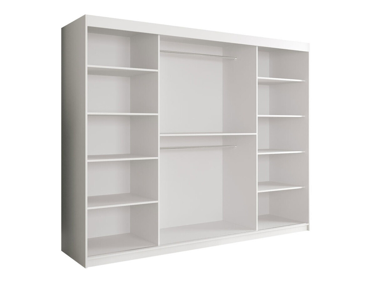 Ormar Hartford 263 (Mat crna + Crni mermer)