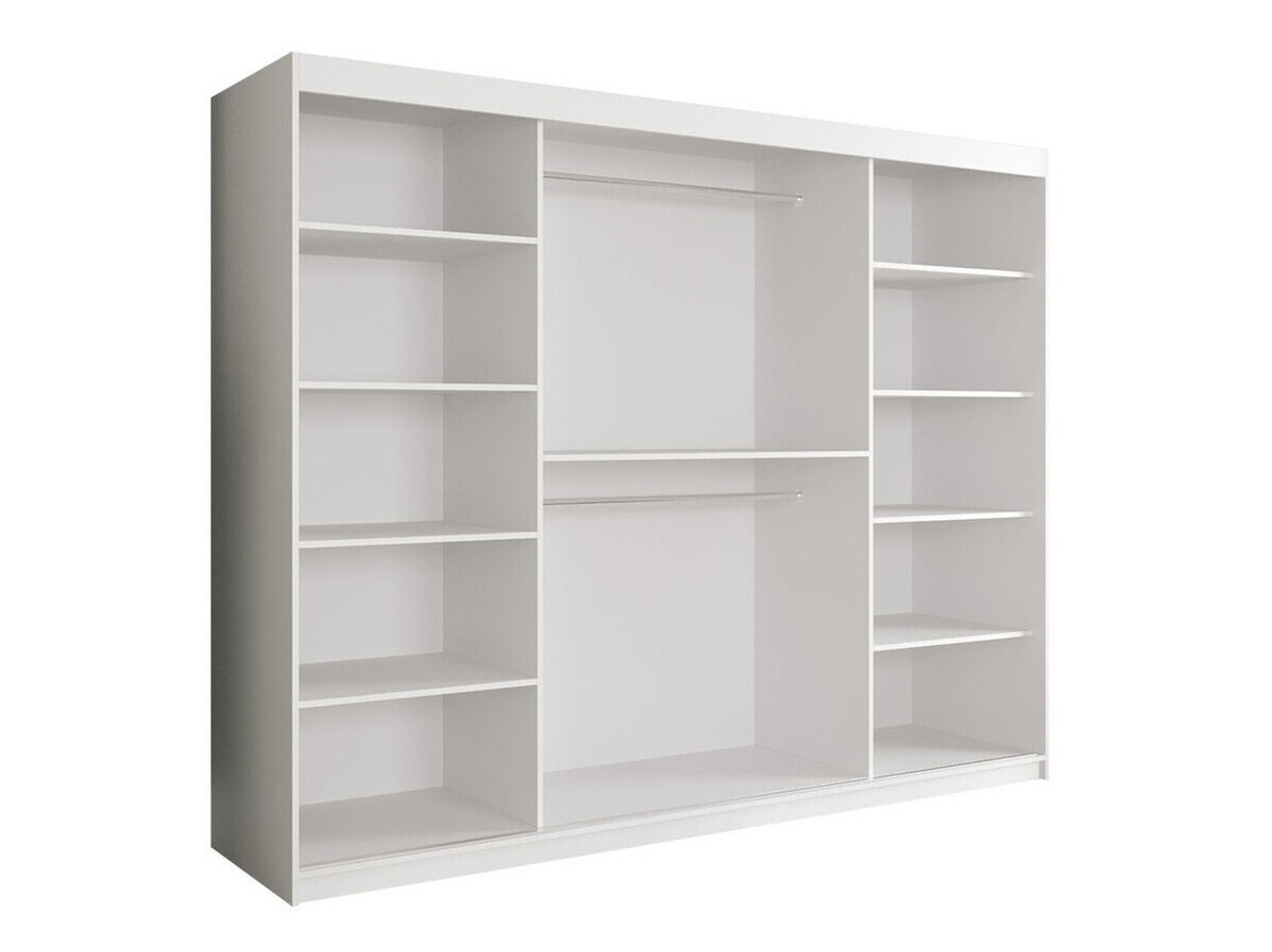 Ormar Hartford 251 (Mat belo + Beli mermer)