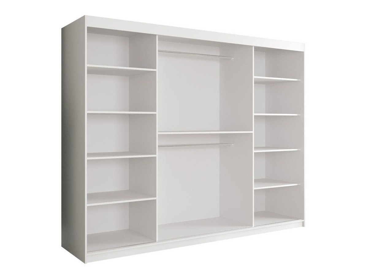 Ormar Hartford 251 (Mat crna + Crni mermer)