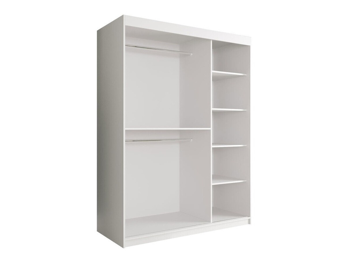 Ormar Hartford 260 (Mat crna + Crni mermer)