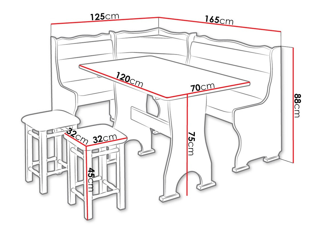 Kuhinjski ugao Edmond 106