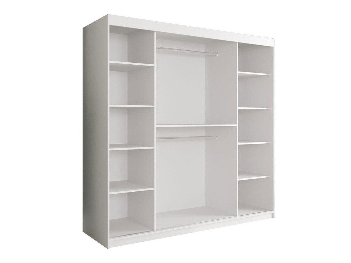 Ormar Hartford 262 (Mat belo + Beli mermer)