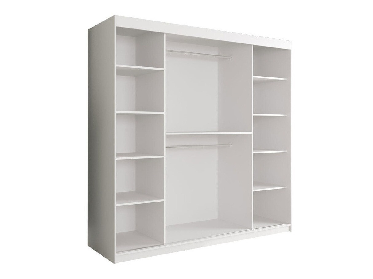 Ormar Hartford 262 (Mat crna + Crni mermer)