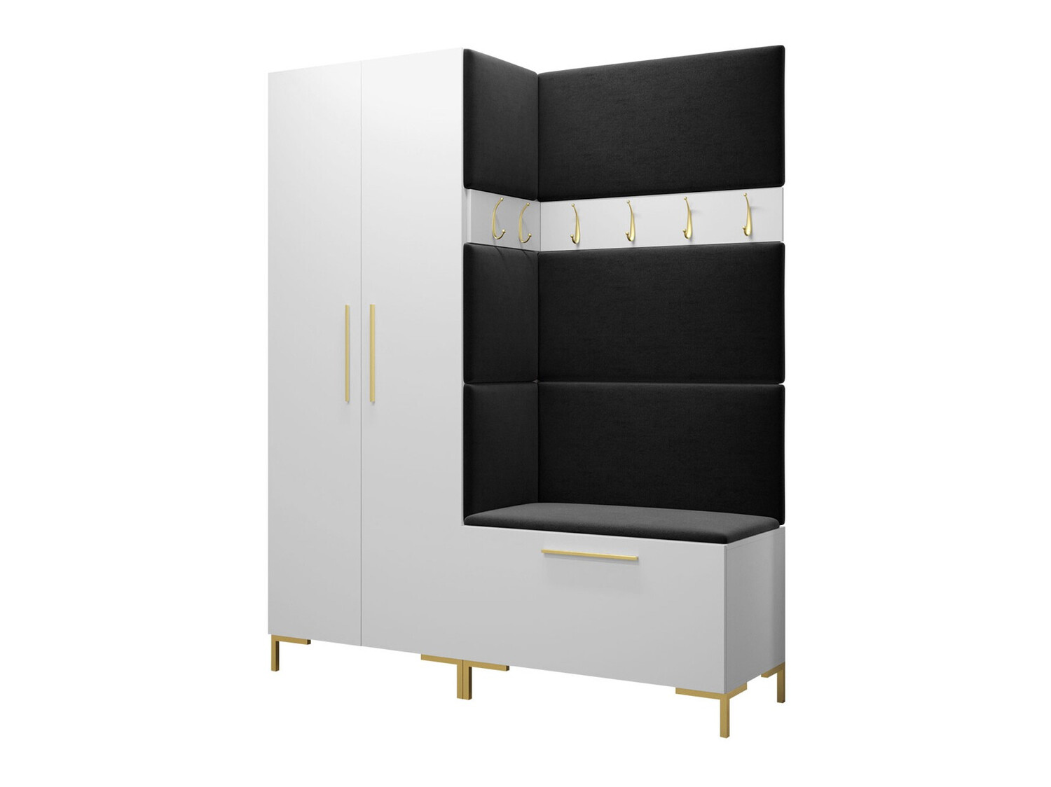 Set za hodnik Tivsoa 100 (Belo)