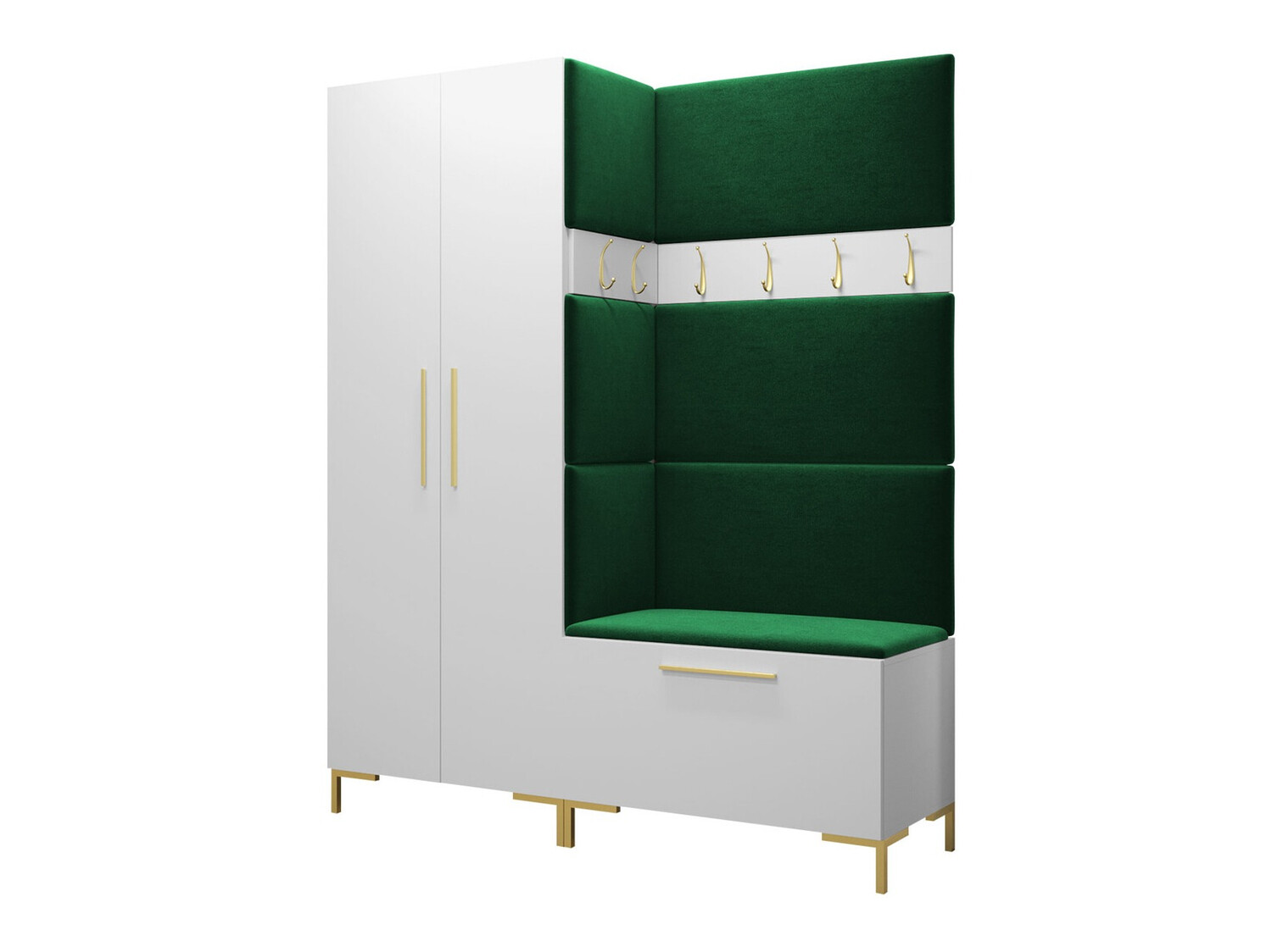 Set za hodnik Tivsoa 100 (Belo)