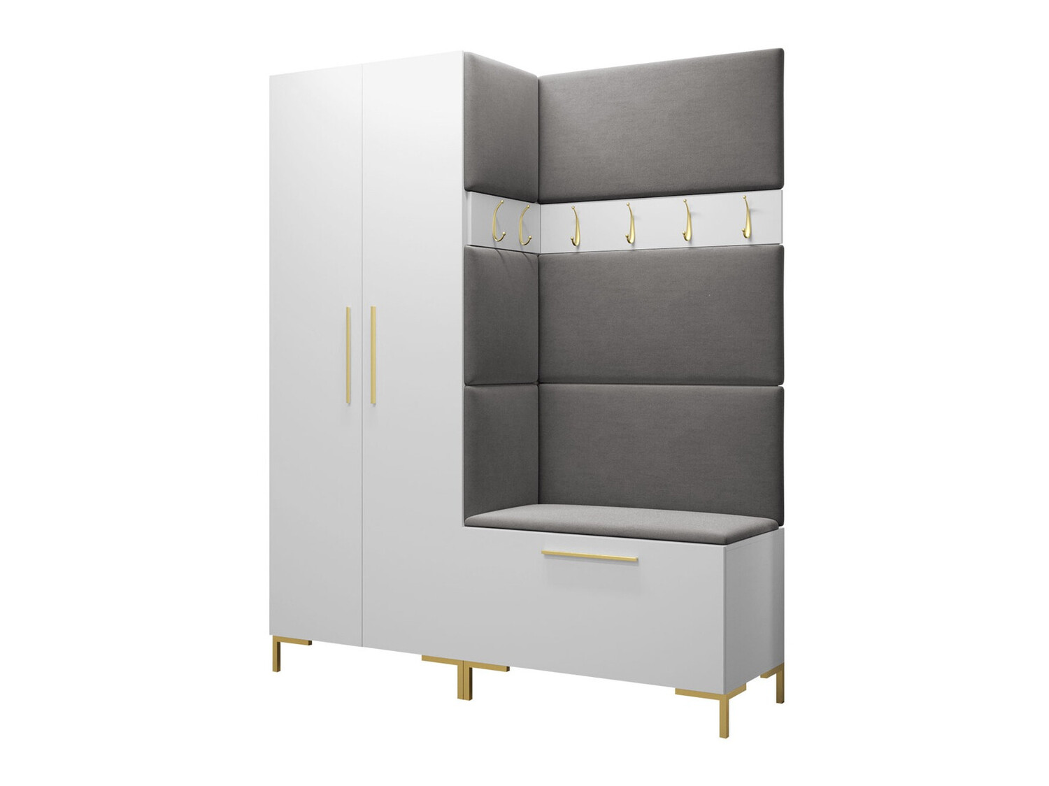 Set za hodnik Tivsoa 100 (Belo)