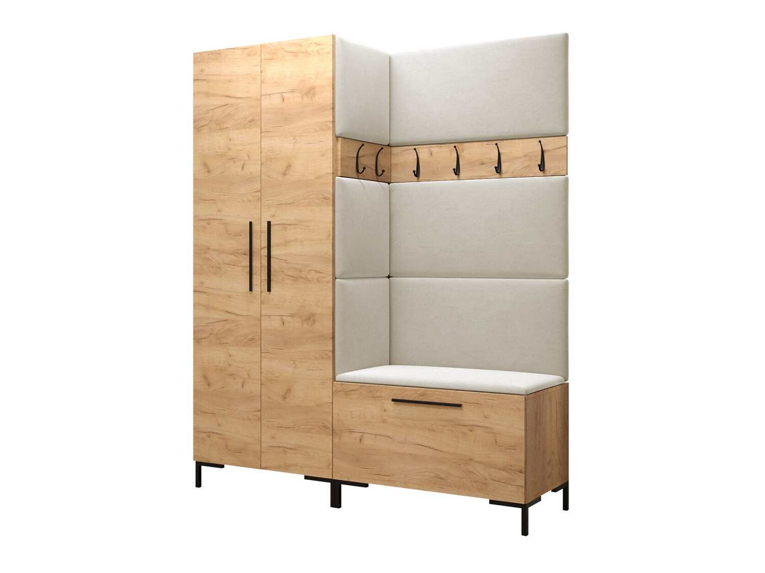 Set za hodnik Tivsoa 100 (Craft hrast)