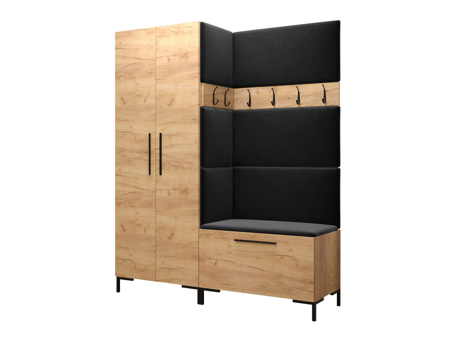 Set za hodnik Tivsoa 100 (Craft hrast)