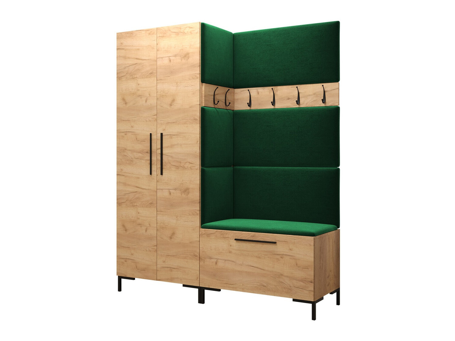 Set za hodnik Tivsoa 100 (Craft hrast)