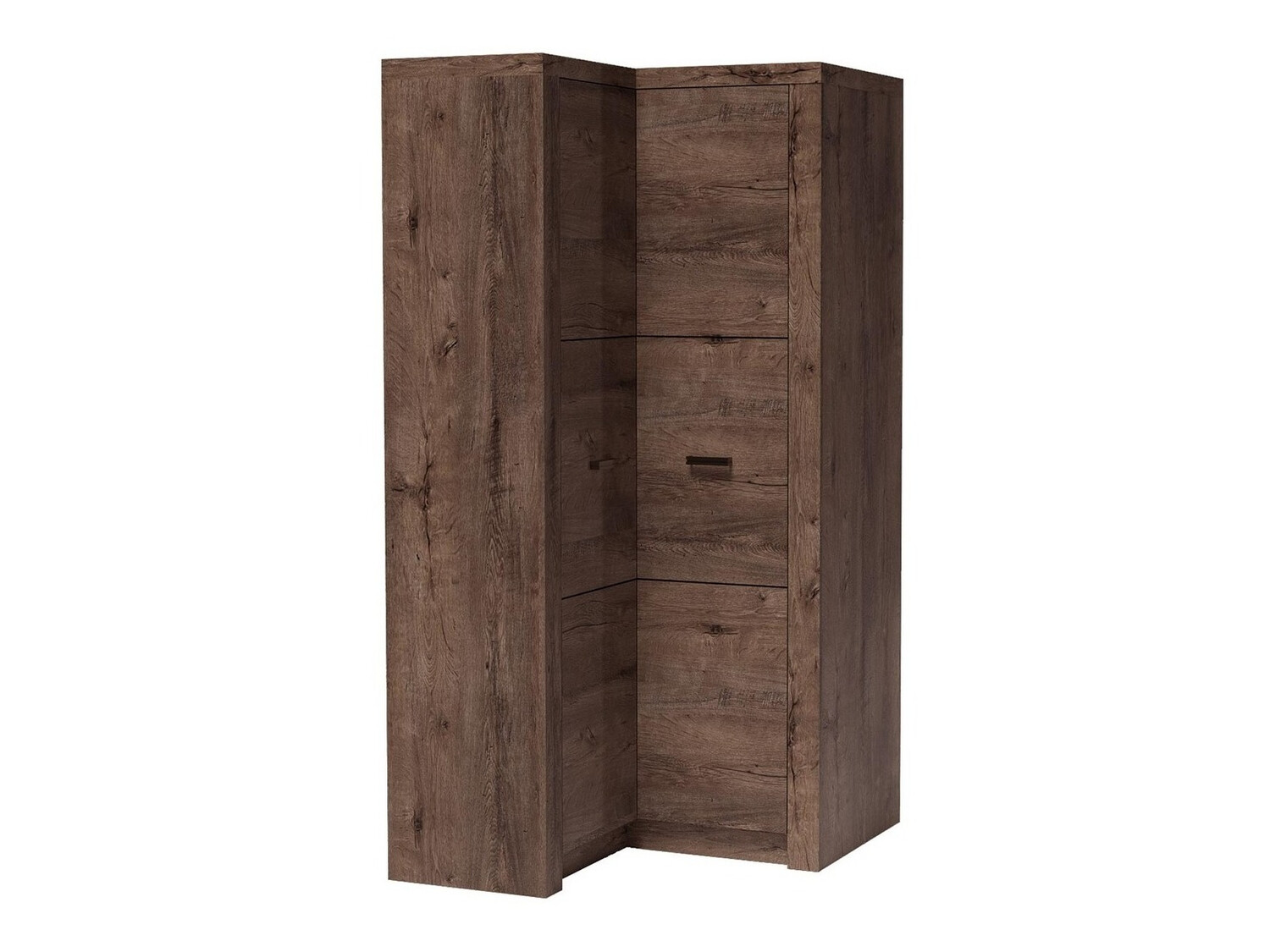 Ugaoni ormar Serfeno 111 (Tamni pepeo)