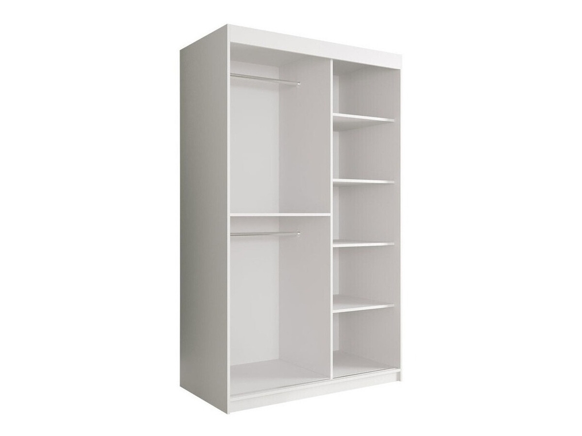 Ormar Hartford 247 (Mat belo + Beli mermer)