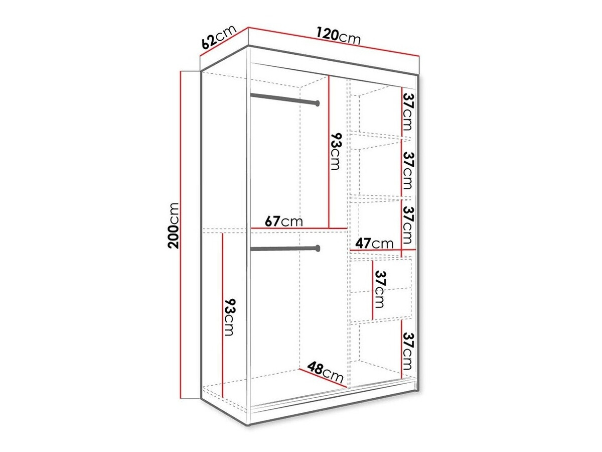 Ormar Hartford 253 (Mat crna + Beli mermer)