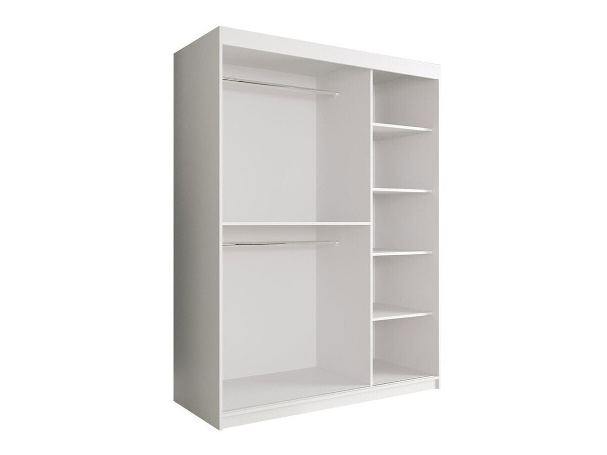 Ormar Hartford 254 (Mat belo + Beli mermer)