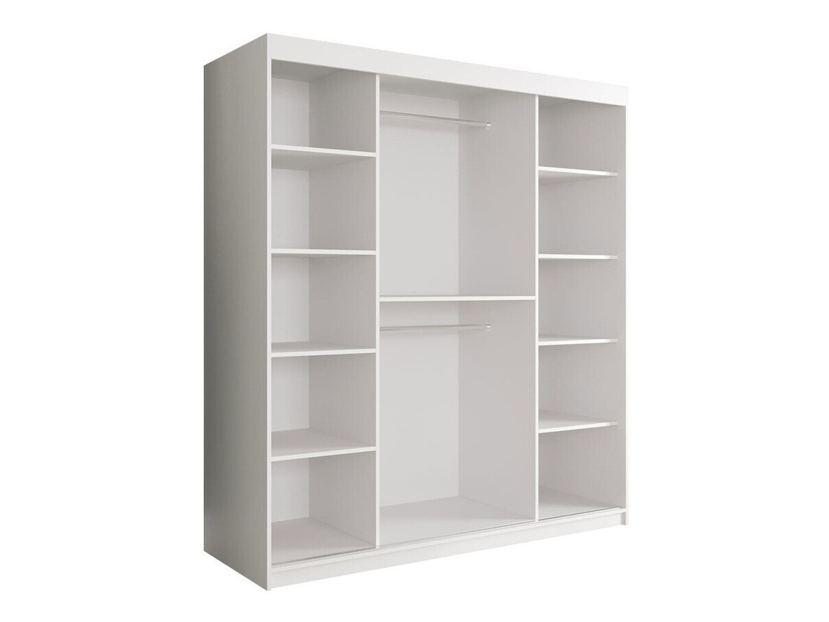 Ormar Hartford 255 (Mat crna + Crni mermer)