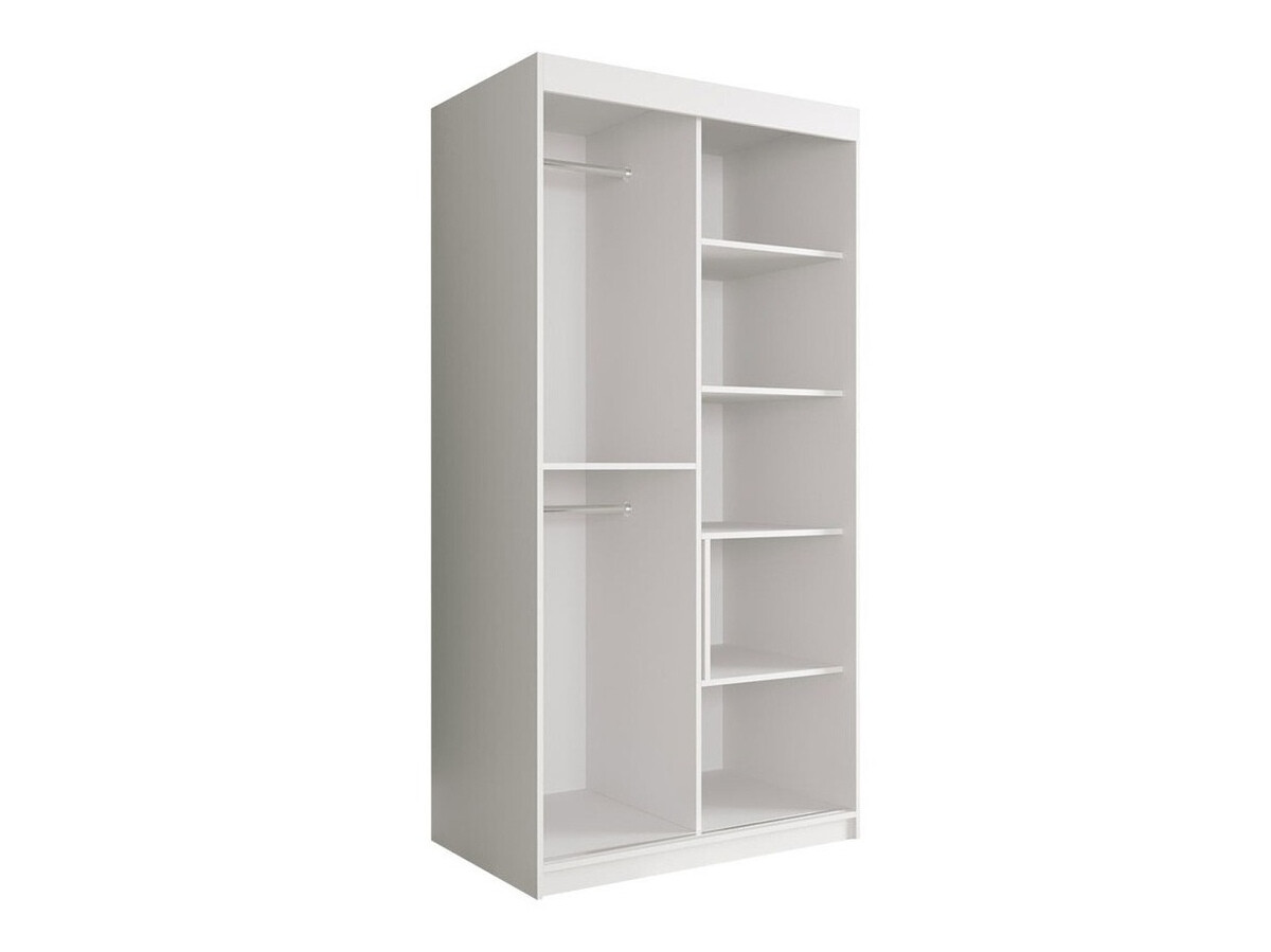 Ormar Hartford 258 (Mat belo + Crni mermer)