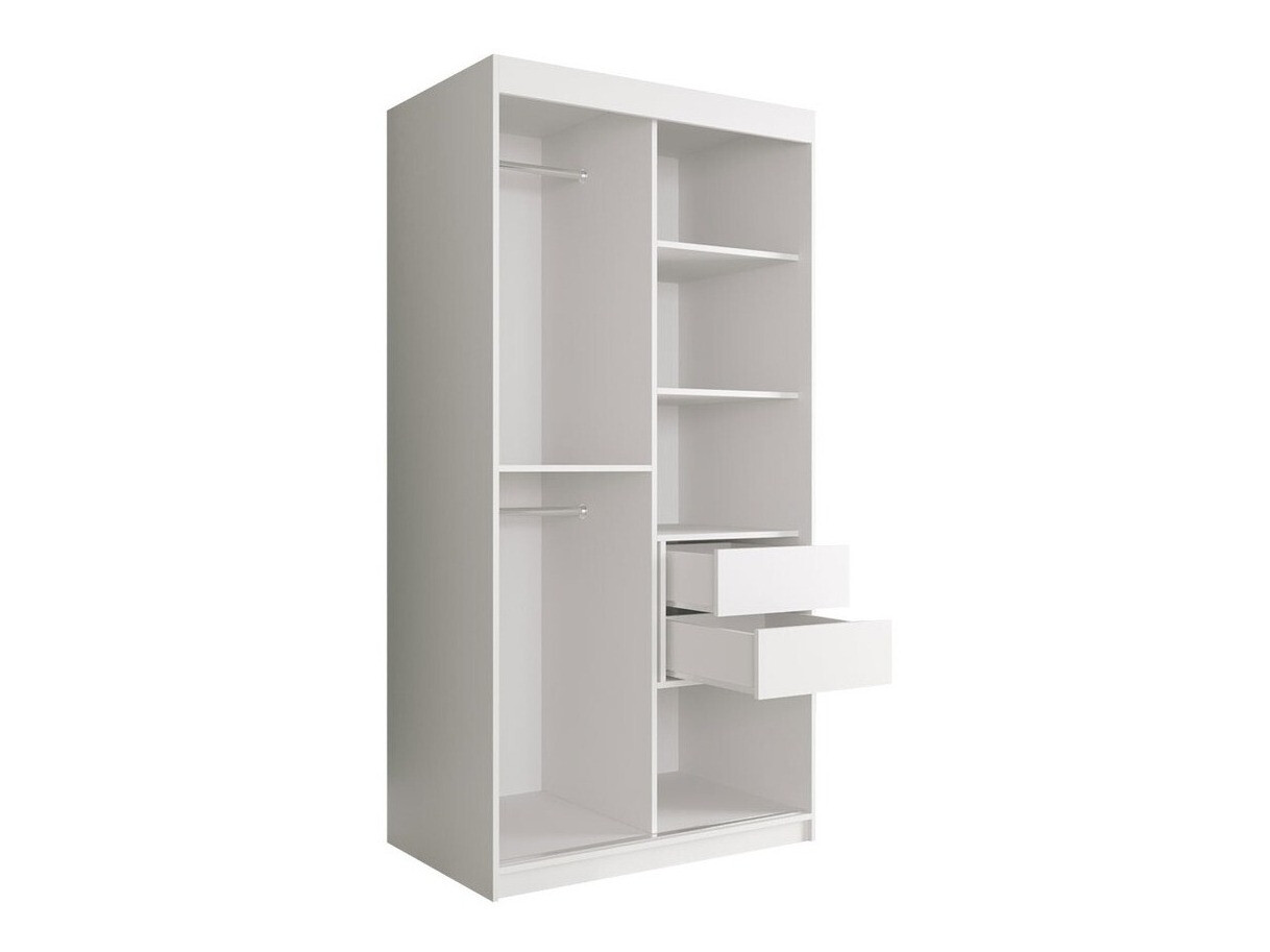 Ormar Hartford 258 (Mat crna + Crni mermer)