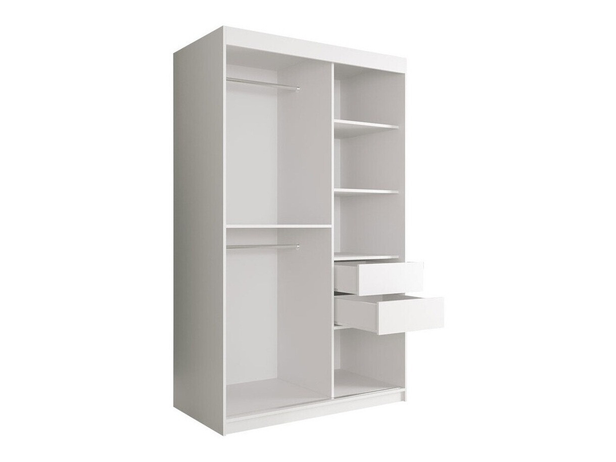 Ormar Hartford 259 (Mat crna + Crni mermer)