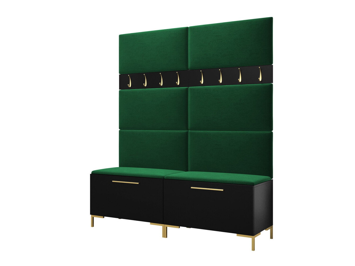 Set za hodnik Tivsoa 101 (Crno)